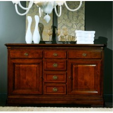 CREDENZA 2 P. (E CASSETTI CENTRALI CON BUGNA)